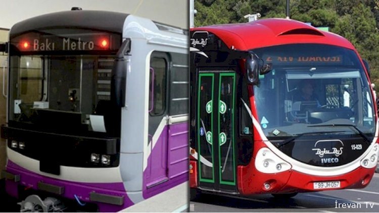 Avtobus və metroda sərnişindaşımanın qiyməti DƏYİŞDİ